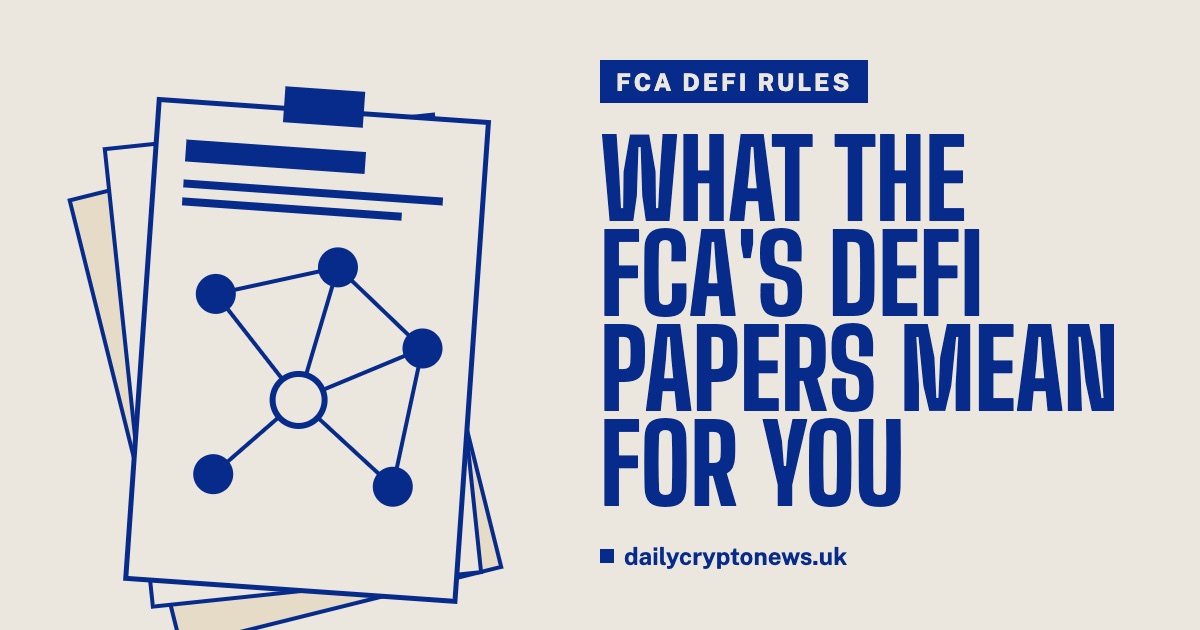 Illustrated cover: What the FCA's DeFi papers mean for you