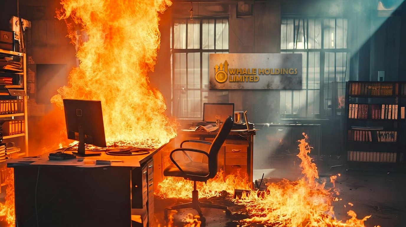 Damage assessment underway at the affected operations floor. No staff were harmed and all client data remains intact.